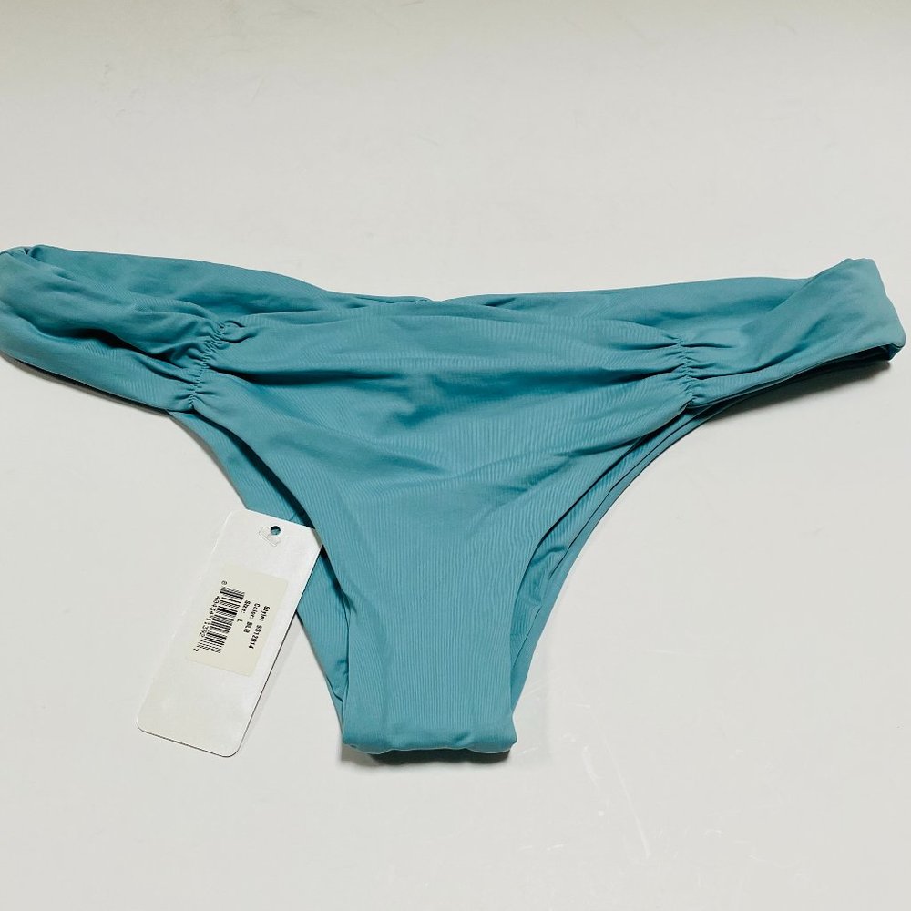 L*Space by Monica Wise Bitsy Cut Bikini Bottom Size Large